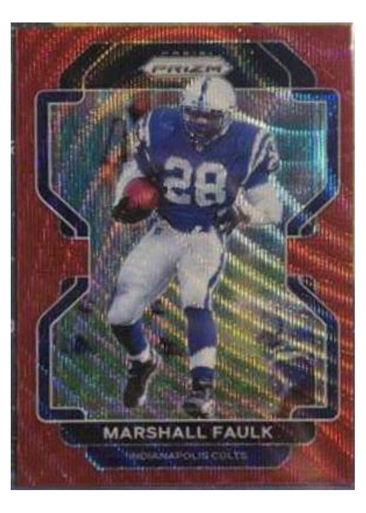 2021 Panini Prizm Base Set Marshall Faulk #31 card