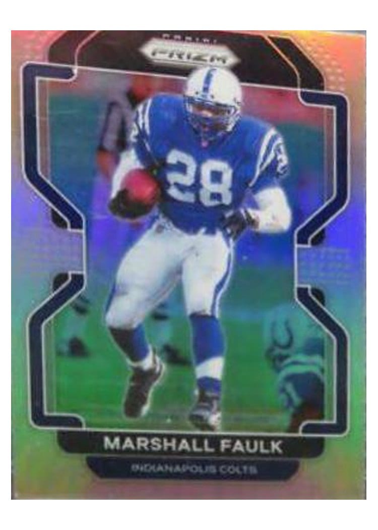 2021 Panini Prizm Base Set Marshall Faulk #31 card