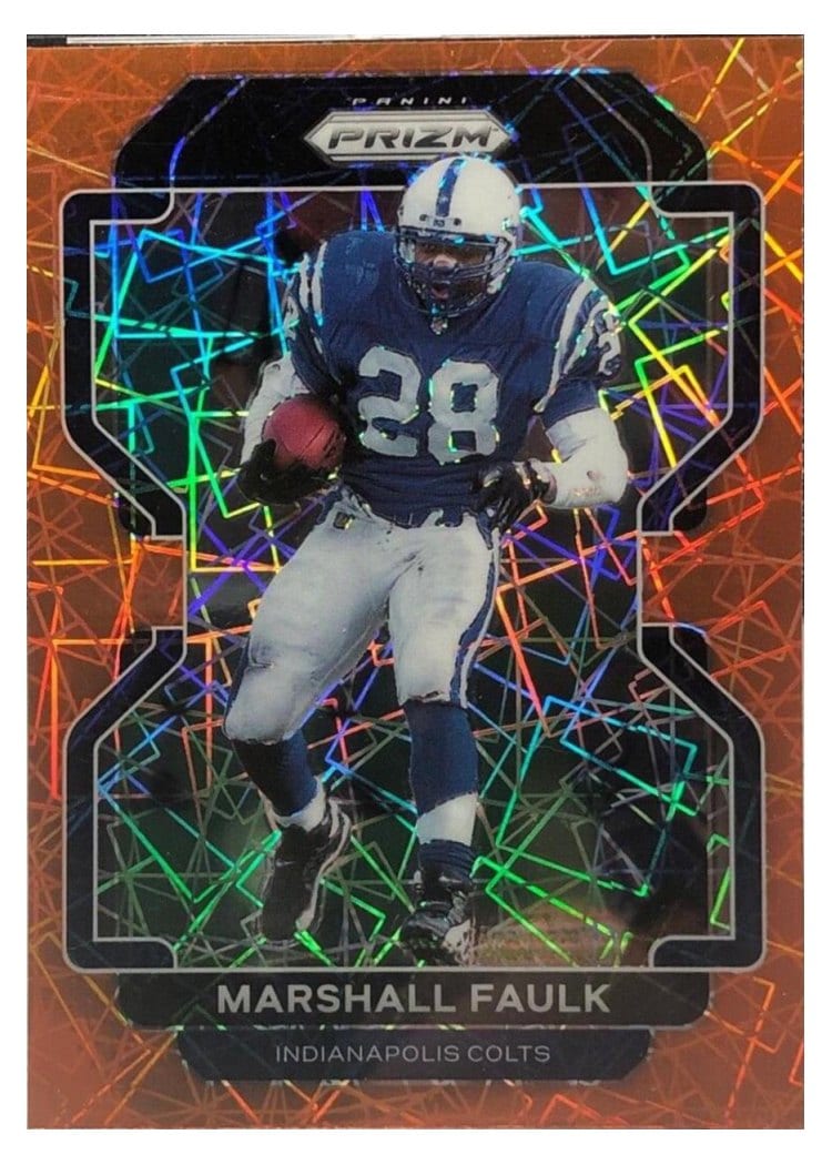 2021 Panini Prizm Base Set Marshall Faulk #31 card