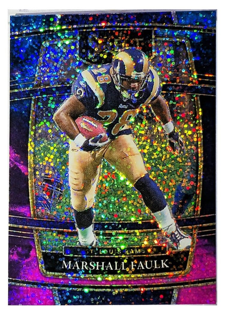2021 Panini Select Base Set Marshall Faulk Cosmic #39 card