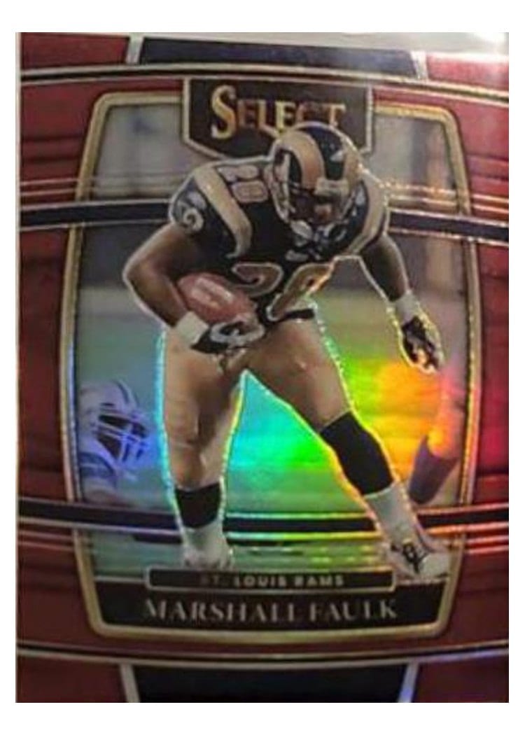 2021 Panini Select Base Set Marshall Faulk #39 card