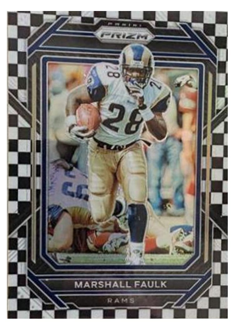 2022 Panini Prizm Base Set Marshall Faulk #167 card