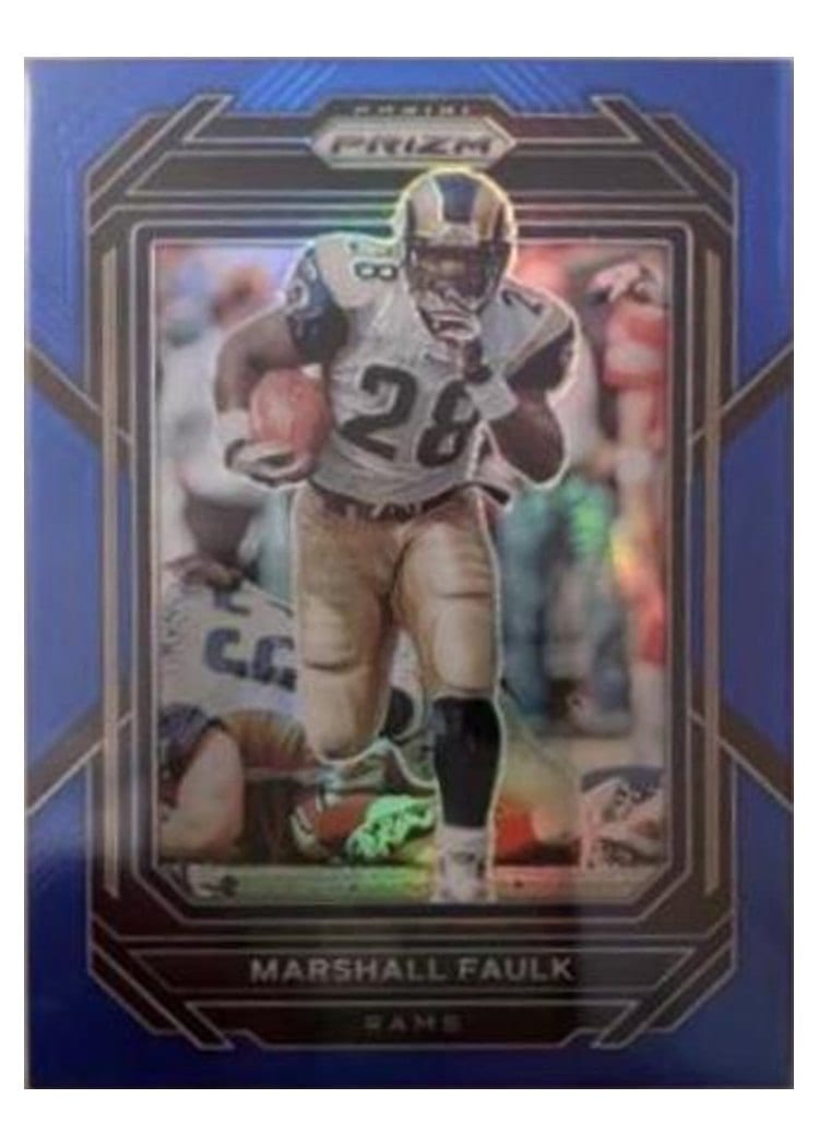 2022 Panini Prizm Base Set Marshall Faulk #167 card