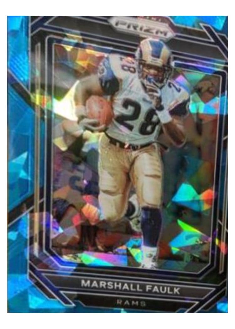 2022 Panini Prizm Base Set Marshall Faulk #167 card