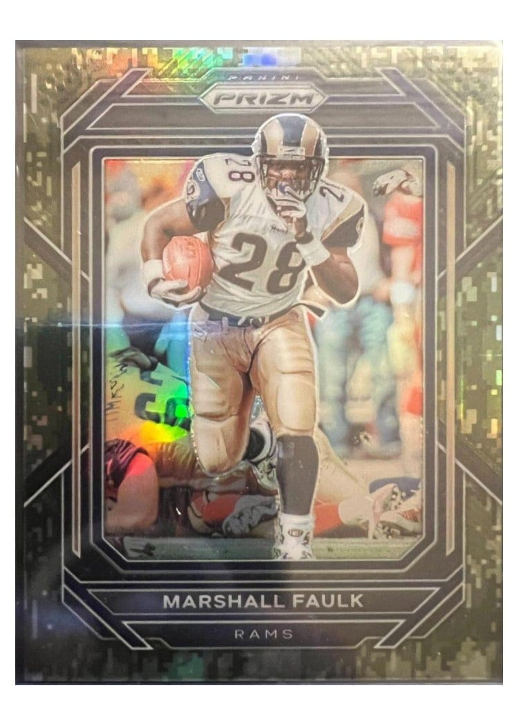 2022 Panini Prizm Base Set Marshall Faulk #167 card