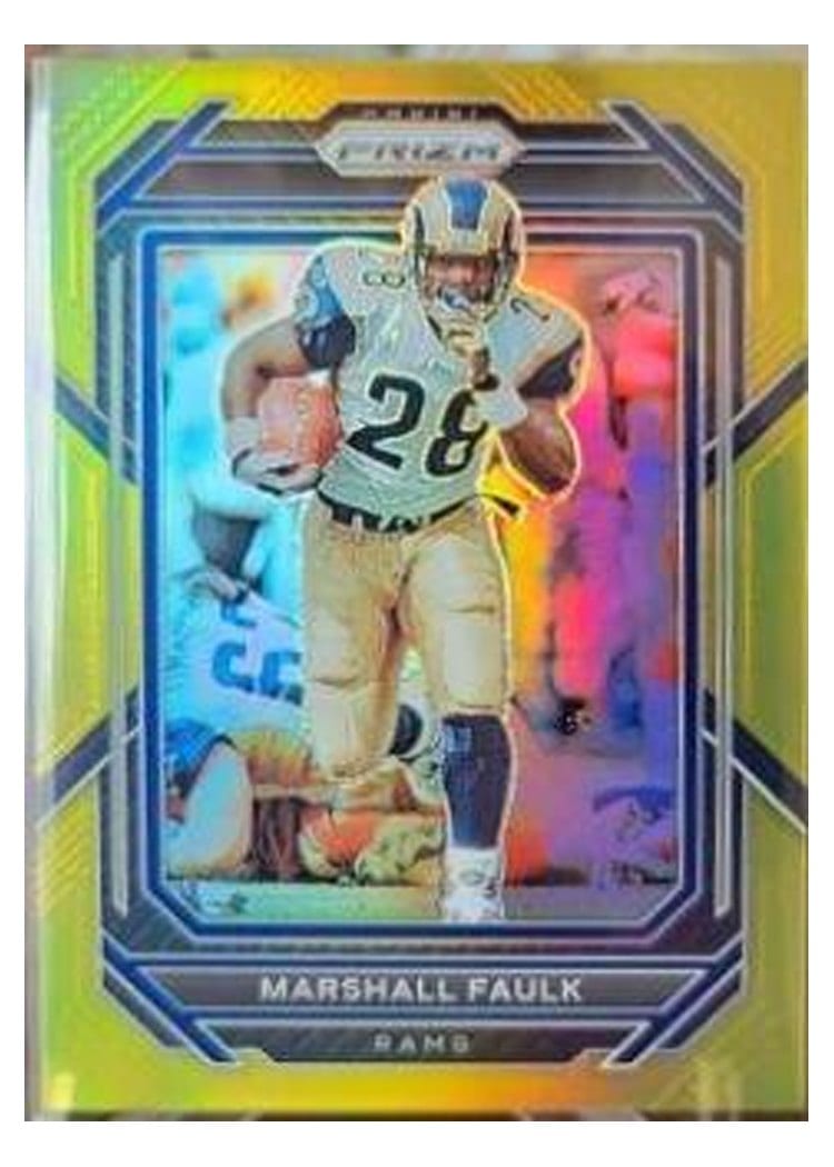 2022 Panini Prizm Base Set Marshall Faulk #167 card