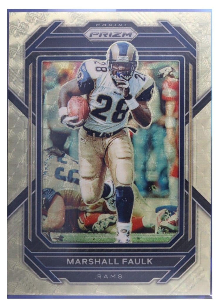 2022 Panini Prizm Base Set Marshall Faulk #167 card