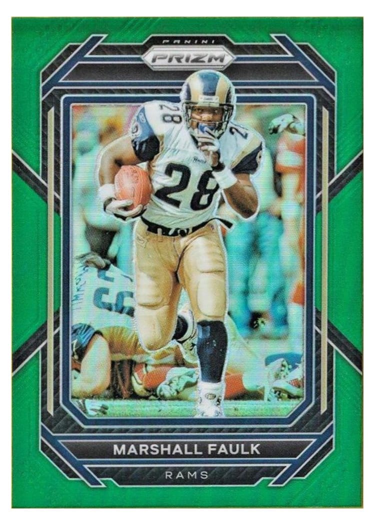 2022 Panini Prizm Base Set Marshall Faulk #167 card