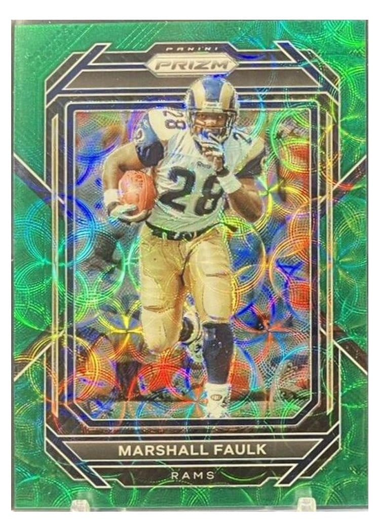 2022 Panini Prizm Base Set Marshall Faulk #167 card