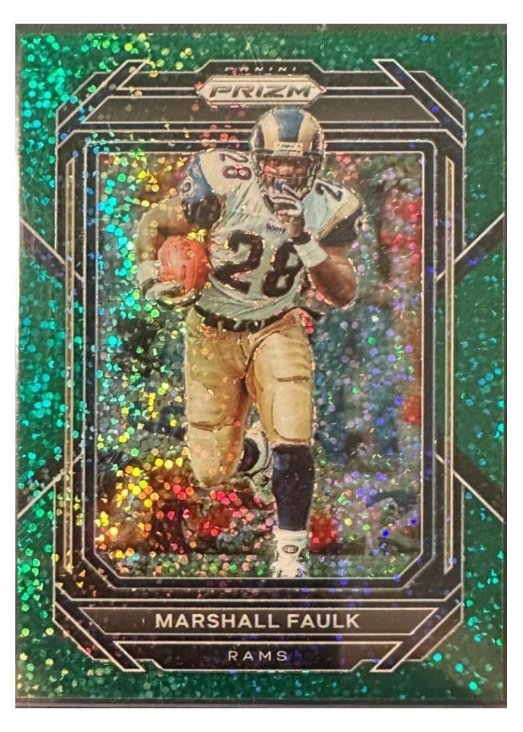 2022 Panini Prizm Base Set Marshall Faulk #167 card