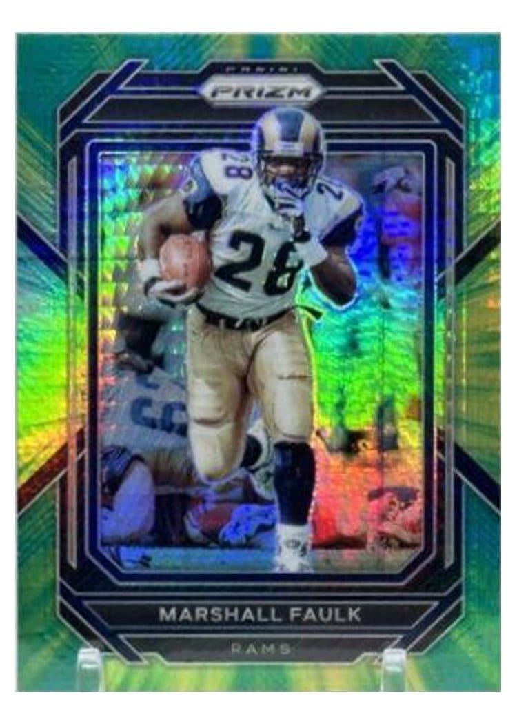 2022 Panini Prizm Base Set Marshall Faulk #167 card