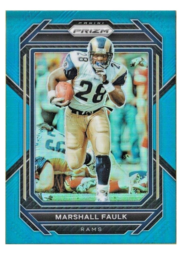 2022 Panini Prizm Base Set Marshall Faulk #167 card