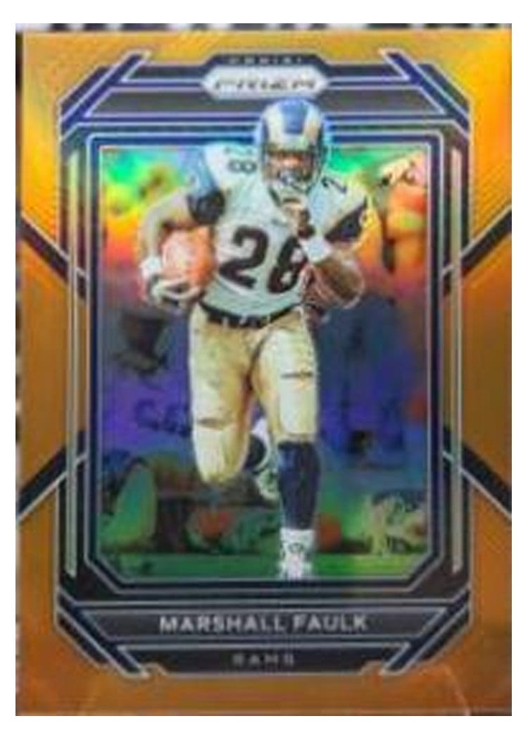 2022 Panini Prizm Base Set Marshall Faulk #167 card