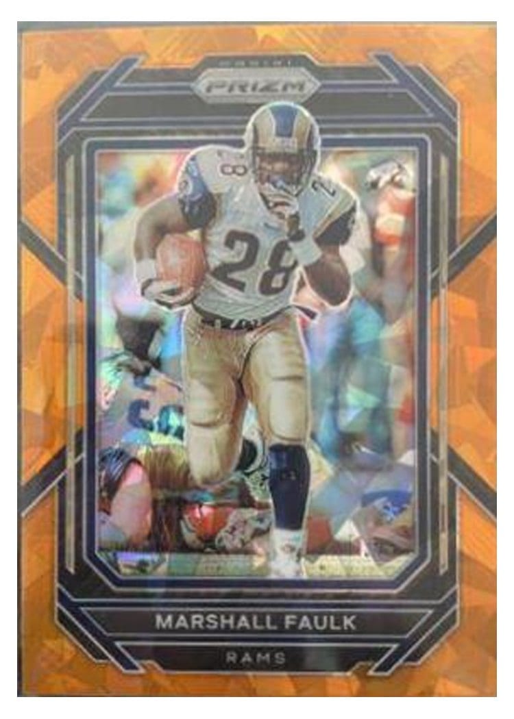 2022 Panini Prizm Base Set Marshall Faulk #167 card