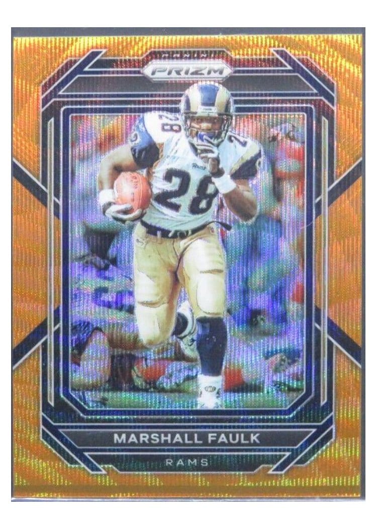 2022 Panini Prizm Base Set Marshall Faulk #167 card
