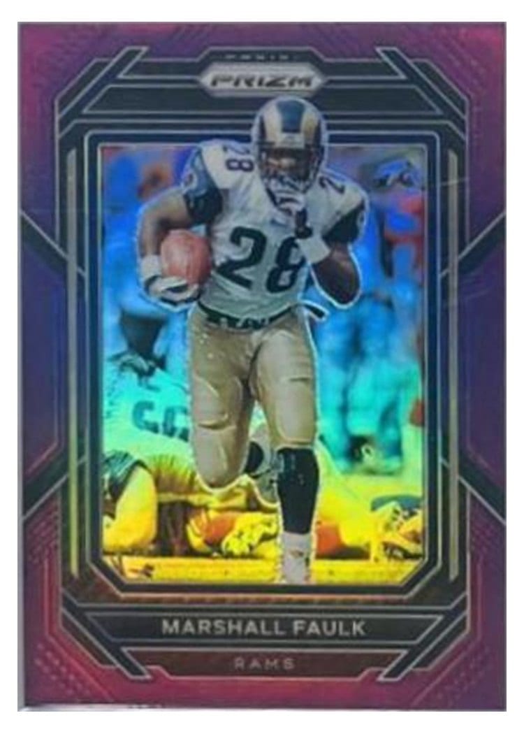 2022 Panini Prizm Base Set Marshall Faulk #167 card