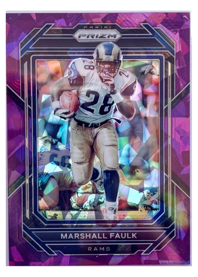 2022 Panini Prizm Base Set Marshall Faulk #167 card