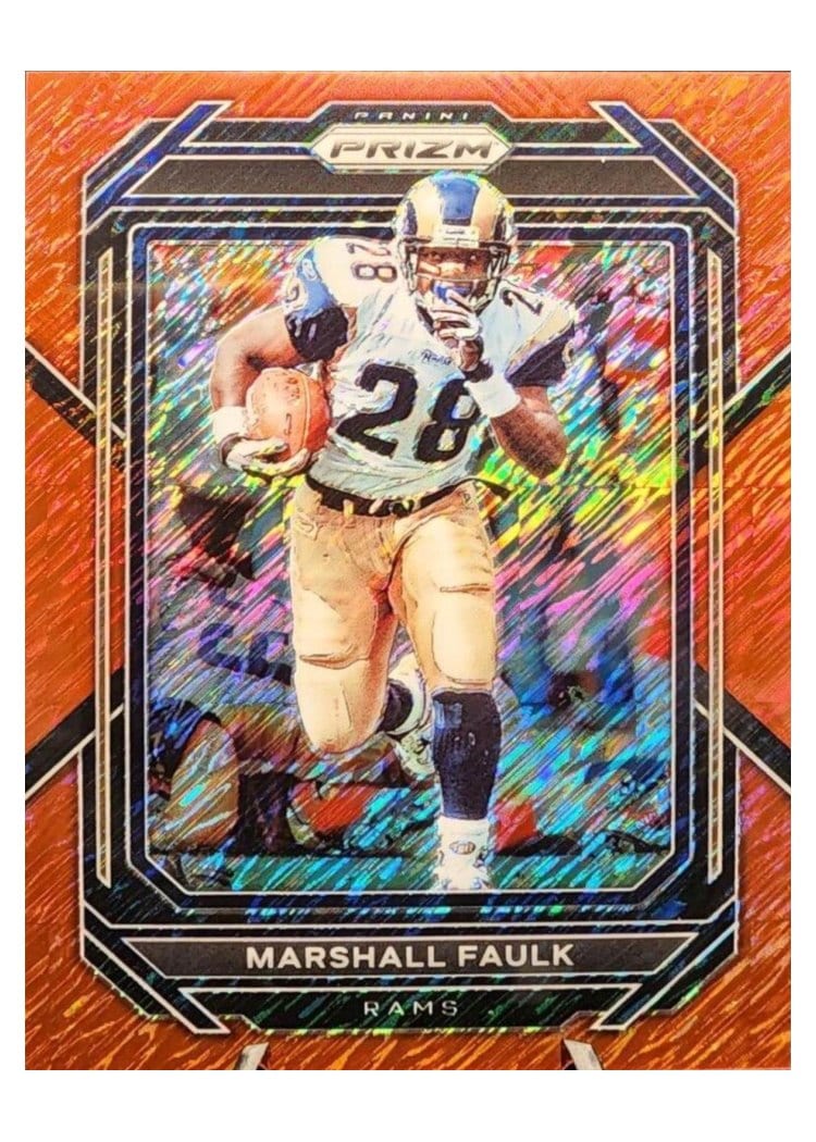 2022 Panini Prizm Base Set Marshall Faulk #167 card