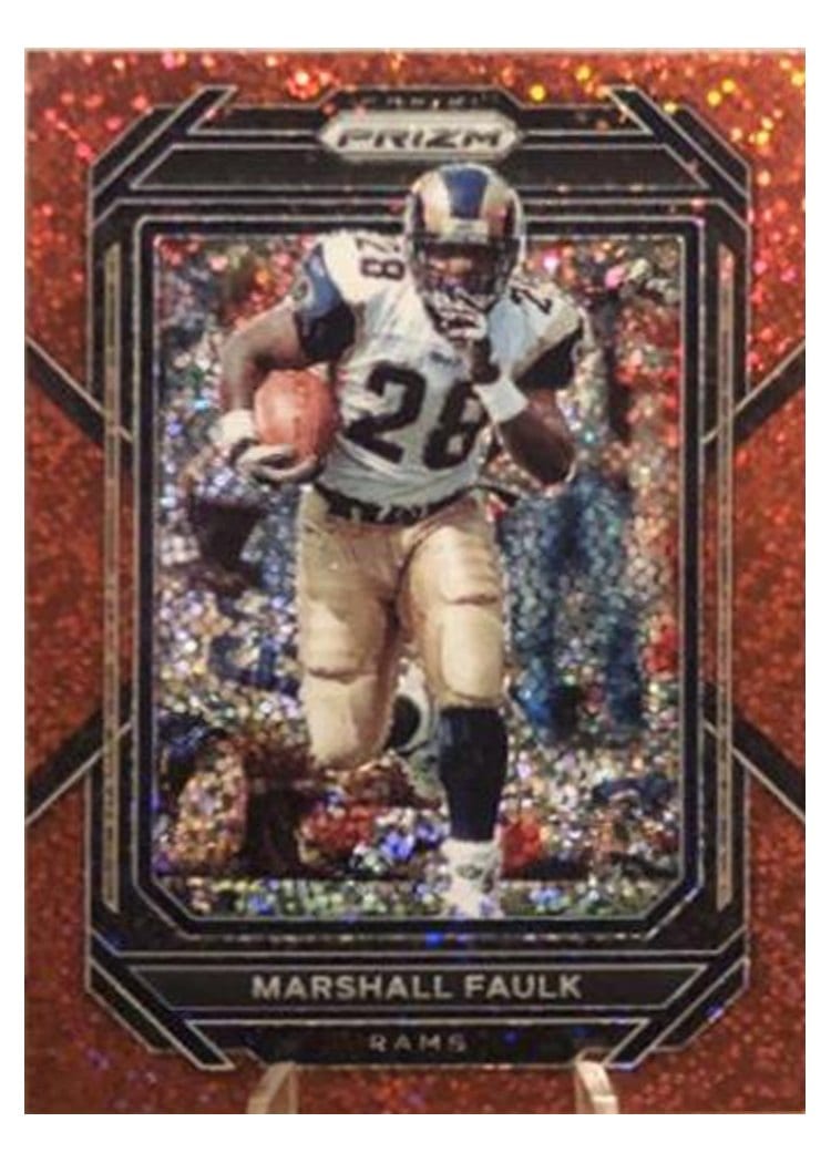 2022 Panini Prizm Base Set Marshall Faulk #167 card