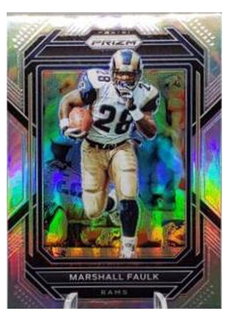 2022 Panini Prizm Base Set Marshall Faulk #167 card