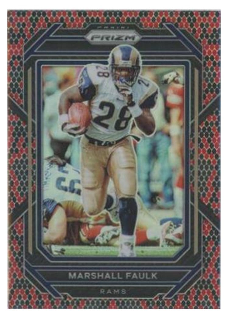 2022 Panini Prizm Base Set Marshall Faulk #167 card