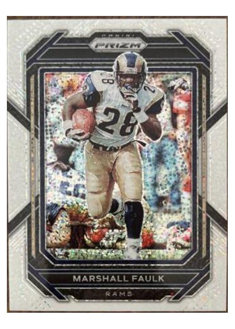 2022 Panini Prizm Base Set Marshall Faulk #167 card
