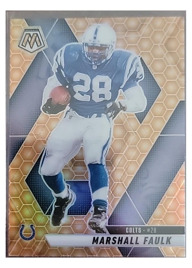 2025 Panini Mosaic Base Set Marshall Faulk #26 card