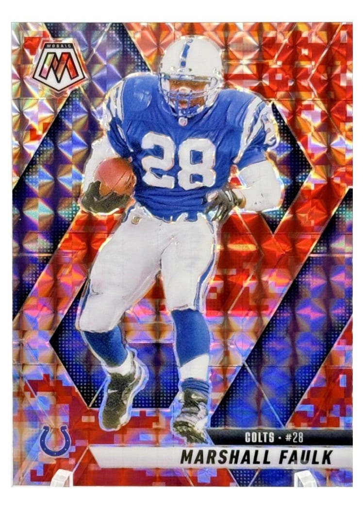 2025 Panini Mosaic Base Set Marshall Faulk #26 card