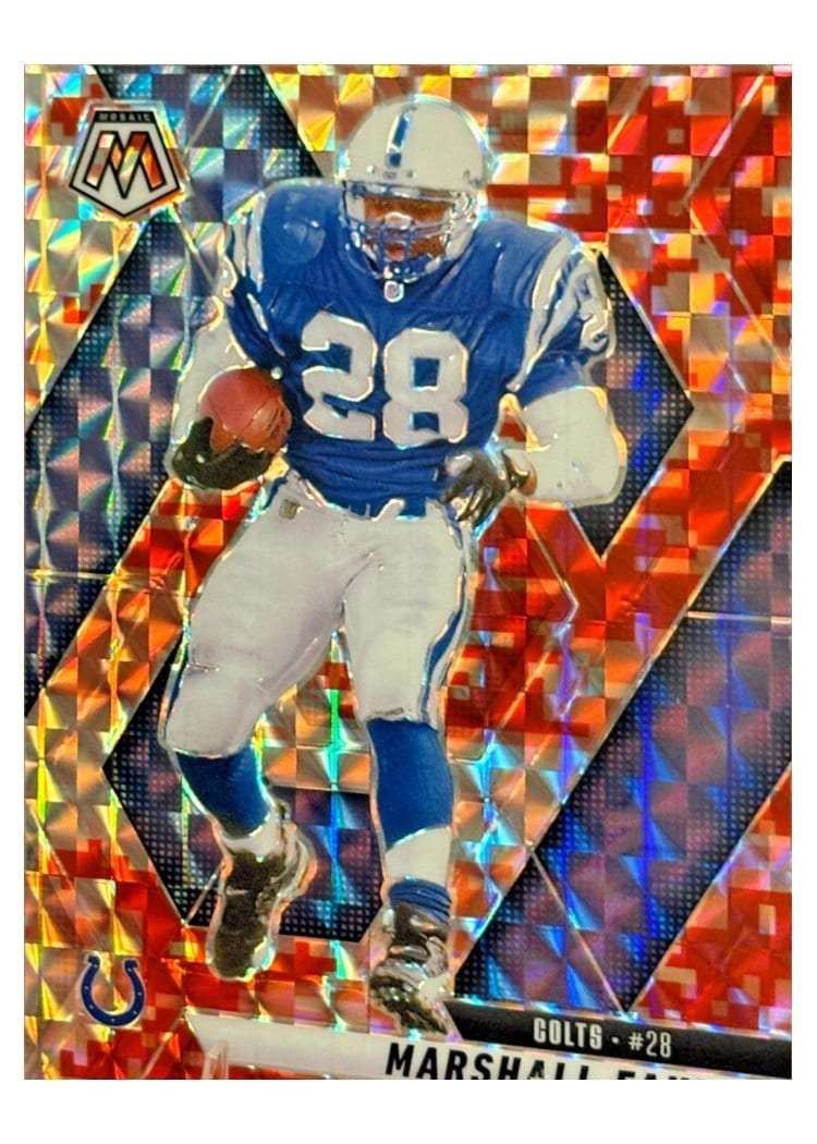 2025 Panini Mosaic Base Set Marshall Faulk #26 card