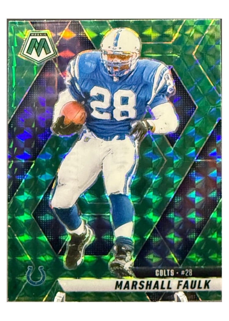 2025 Panini Mosaic Base Set Marshall Faulk #26 card