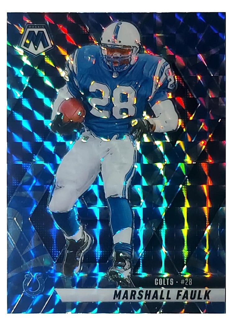 2025 Panini Mosaic Base Set Marshall Faulk #26 card