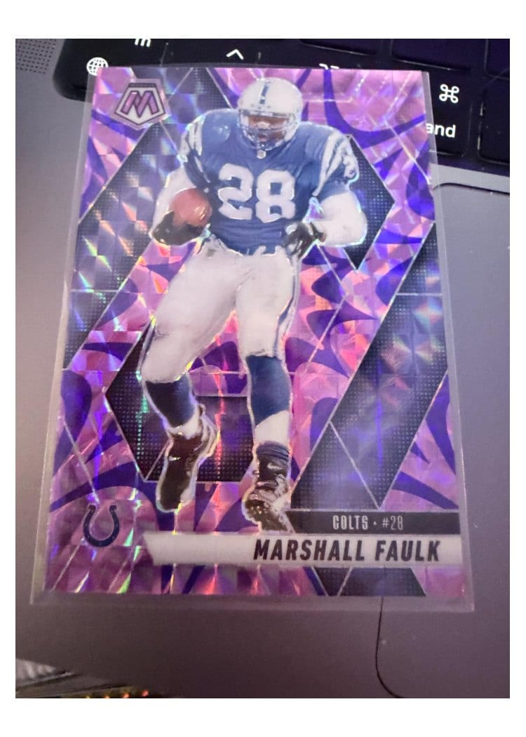 2025 Panini Mosaic Base Set Marshall Faulk #26 card