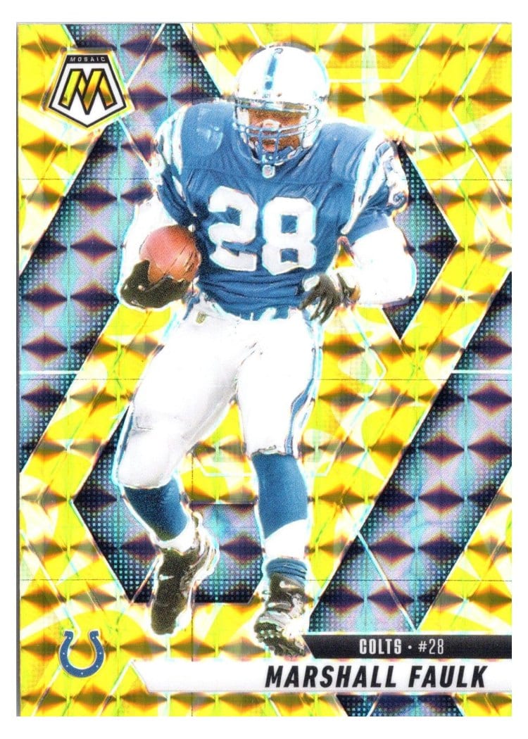 2025 Panini Mosaic Base Set Marshall Faulk #26 card