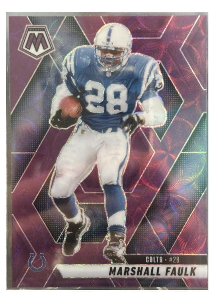 2025 Panini Mosaic Base Set Marshall Faulk #26 card
