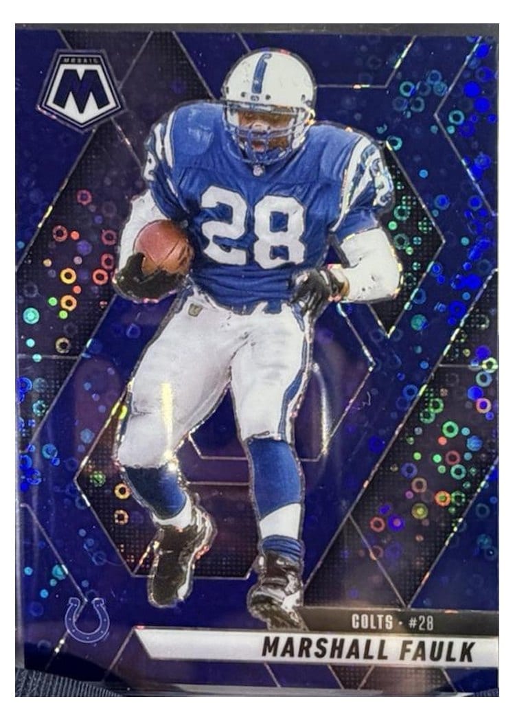 2025 Panini Mosaic Base Set Marshall Faulk #26 card