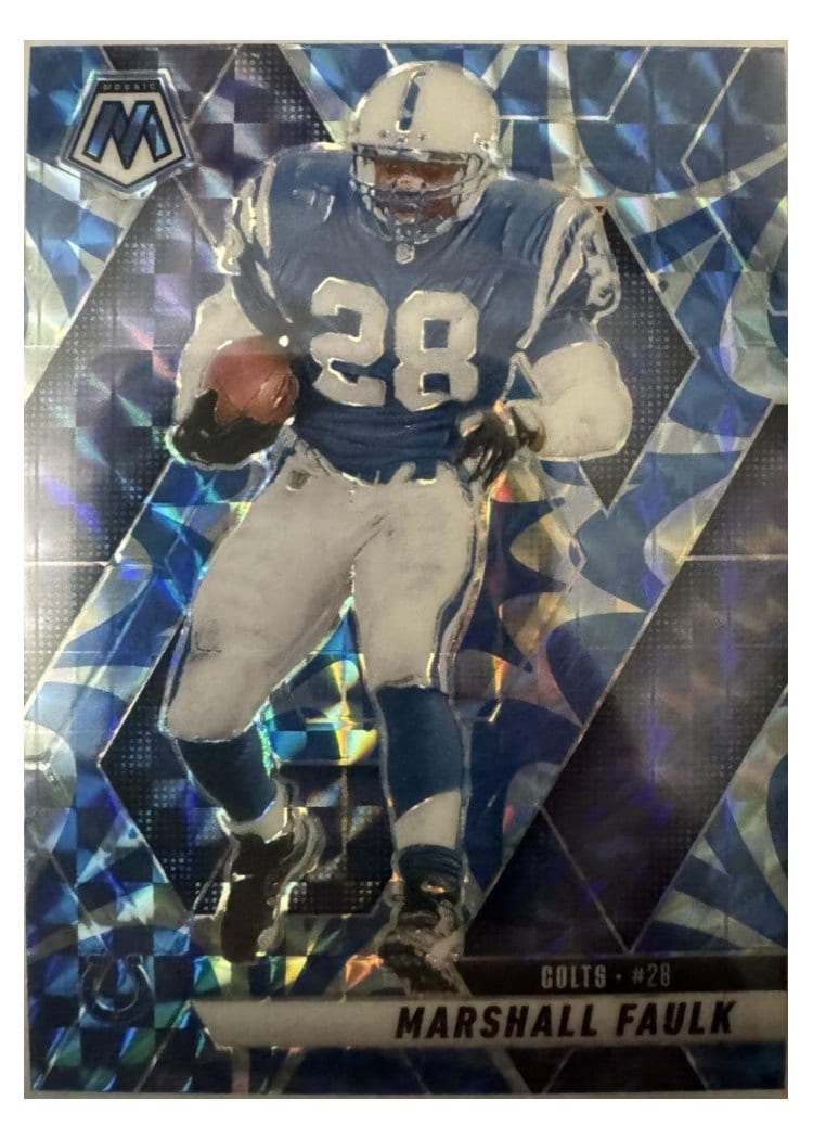 2025 Panini Mosaic Base Set Marshall Faulk #26 card