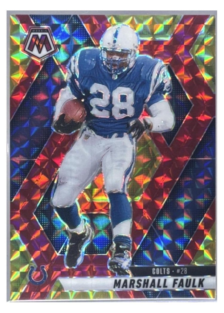 2025 Panini Mosaic Base Set Marshall Faulk #26 card