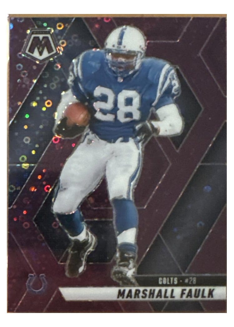 2025 Panini Mosaic Base Set Marshall Faulk #26 card