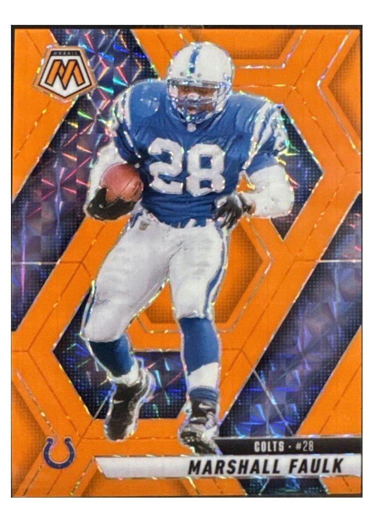 2025 Panini Mosaic Base Set Marshall Faulk #26 card