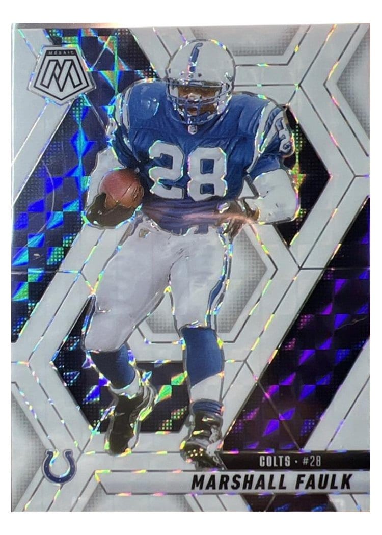 2025 Panini Mosaic Base Set Marshall Faulk #26 card