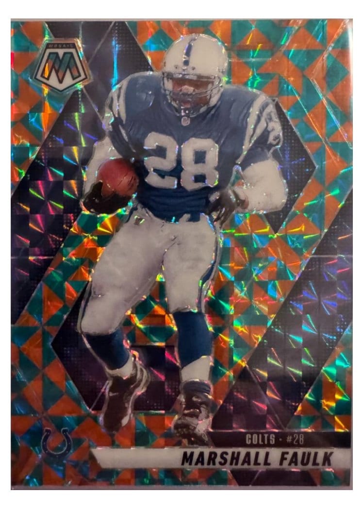 2025 Panini Mosaic Base Set Marshall Faulk #26 card