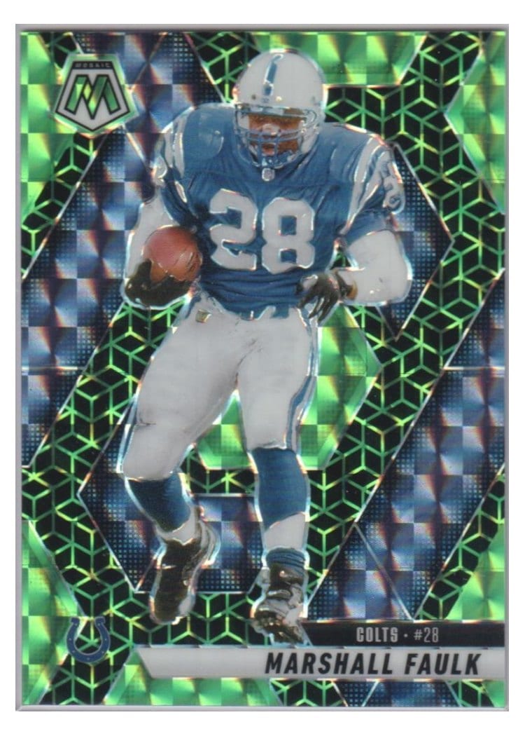 2025 Panini Mosaic Base Set Marshall Faulk #26 card