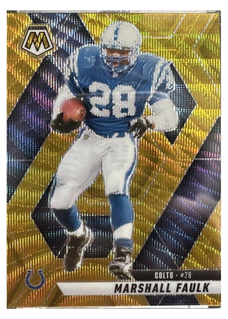 2025 Panini Mosaic Base Set Marshall Faulk #26 card