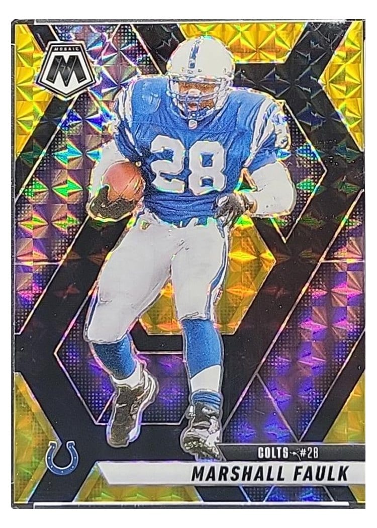 2025 Panini Mosaic Base Set Marshall Faulk #26 card
