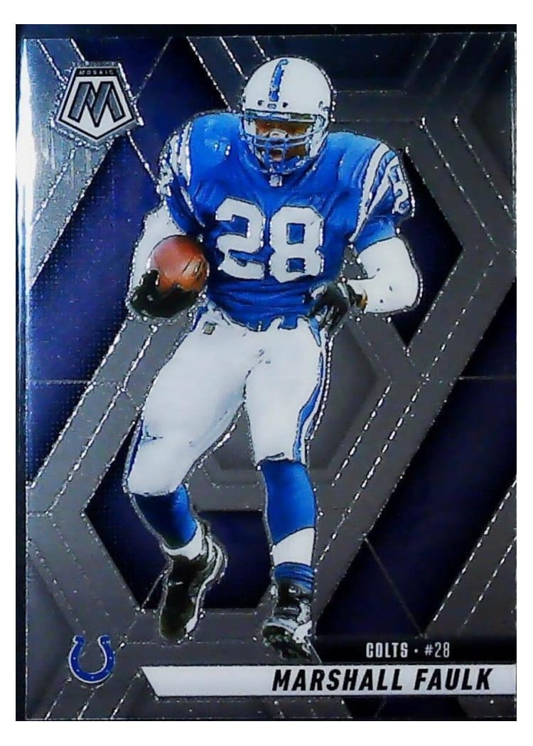 2025 Panini Mosaic Base Set Marshall Faulk #26 card
