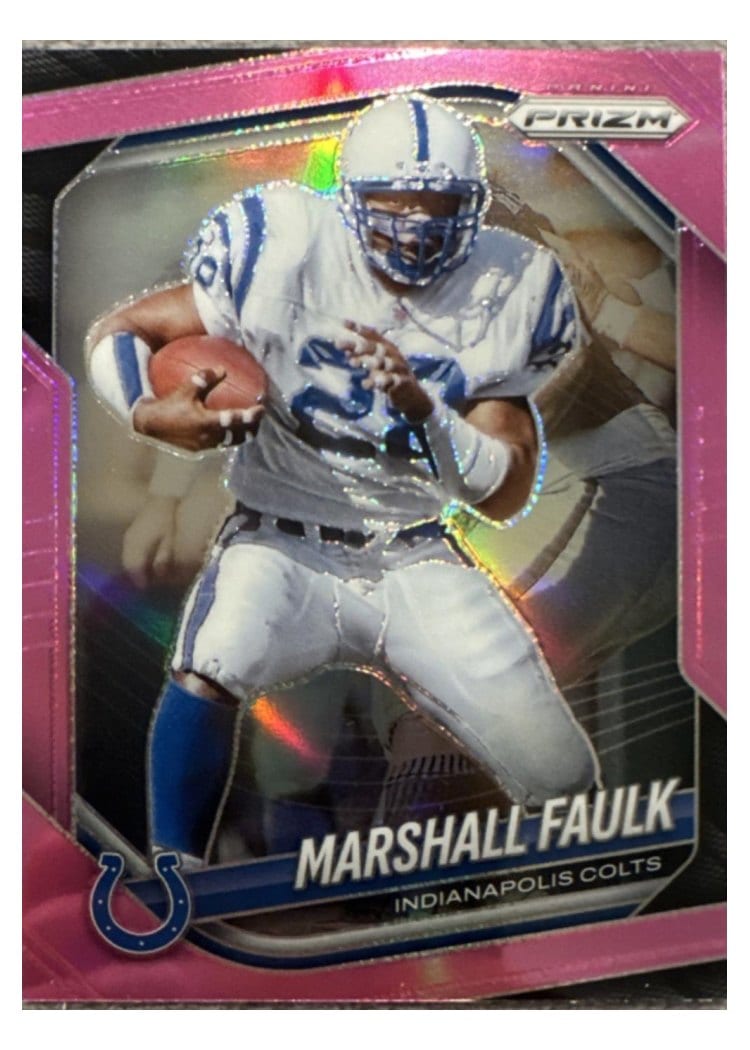 2025 Panini Prizm Base Set Marshall Faulk #75 card