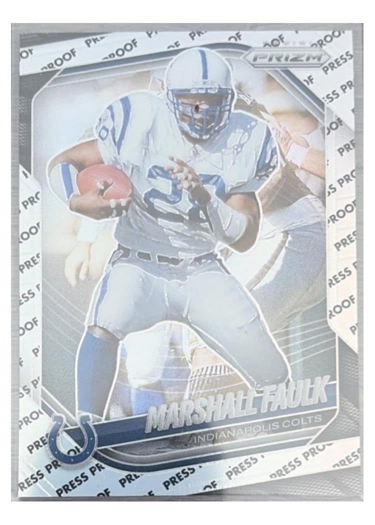 2025 Panini Prizm Base Set Marshall Faulk #75 card