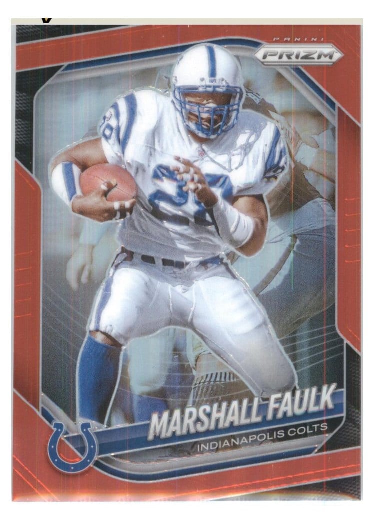 2025 Panini Prizm Base Set Marshall Faulk #75 card