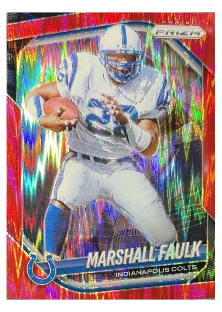 2025 Panini Prizm Base Set Marshall Faulk #75 card