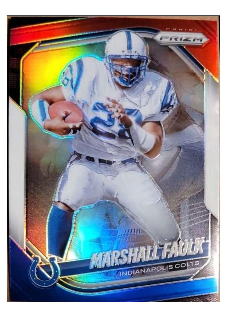 2025 Panini Prizm Base Set Marshall Faulk #75 card